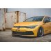 Накладка сплиттер на передний бампер на VW Golf VIII